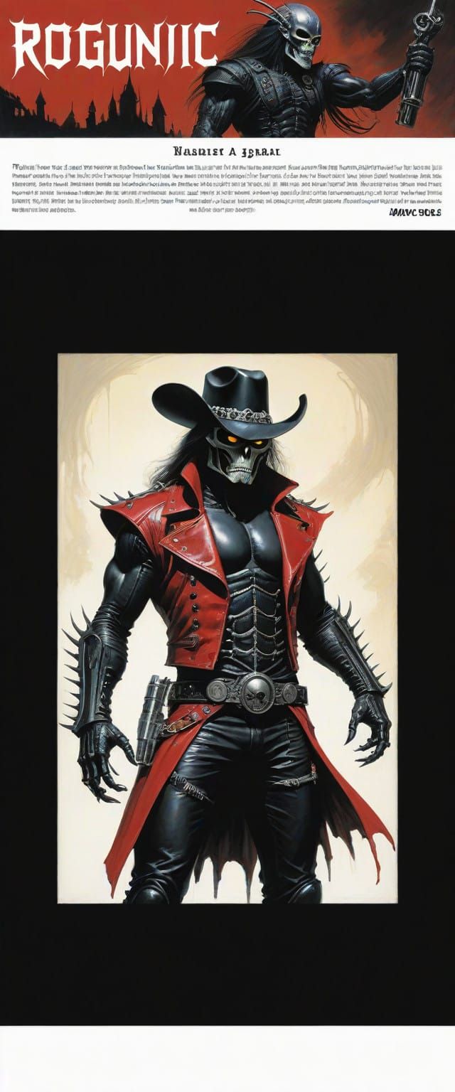 Tough Biker Cowboy Holds Wrestling Title in Gritty Scene