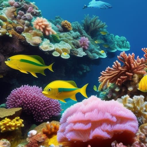 Vibrant Coral Reef Ecosystem in 8K