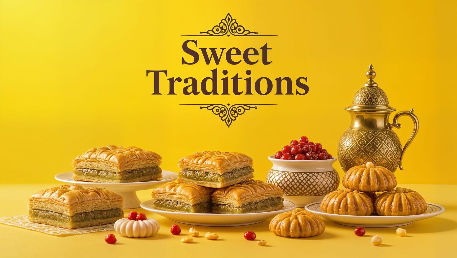 Festive Facebook Cover Featuring Traditional Sweets