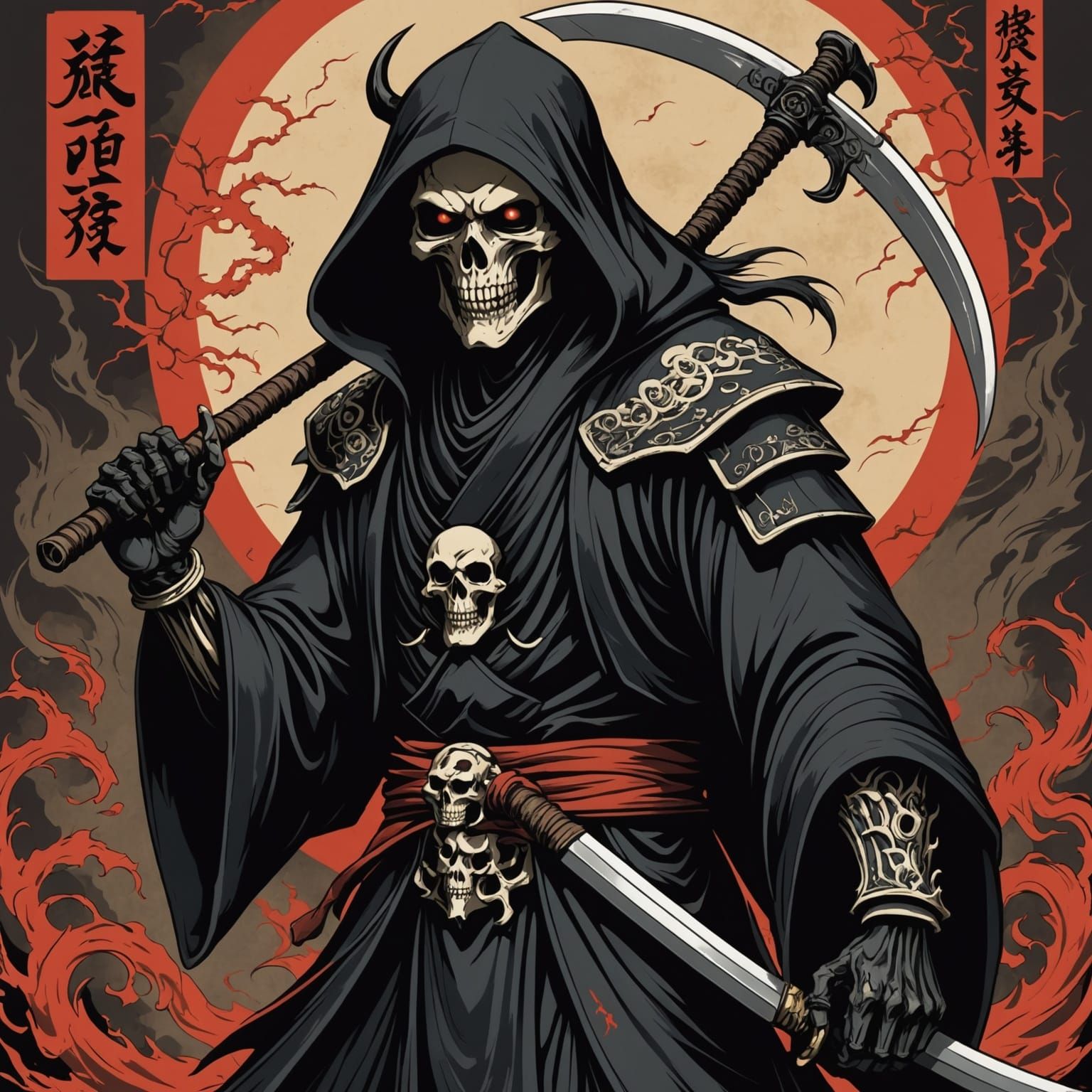 Oni Style Grim Reaper