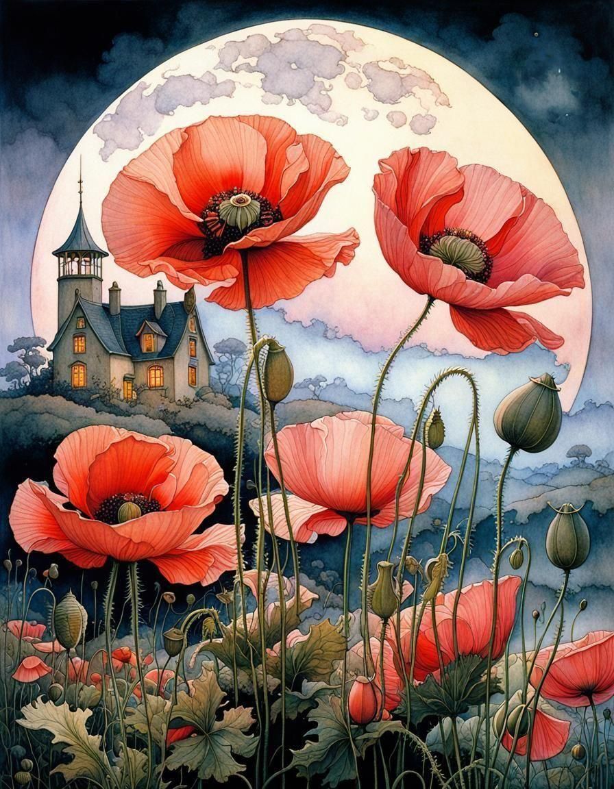 Nite time poppys