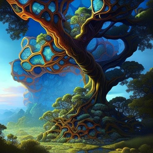 Magical Fungus of Eternity in Rotting Log