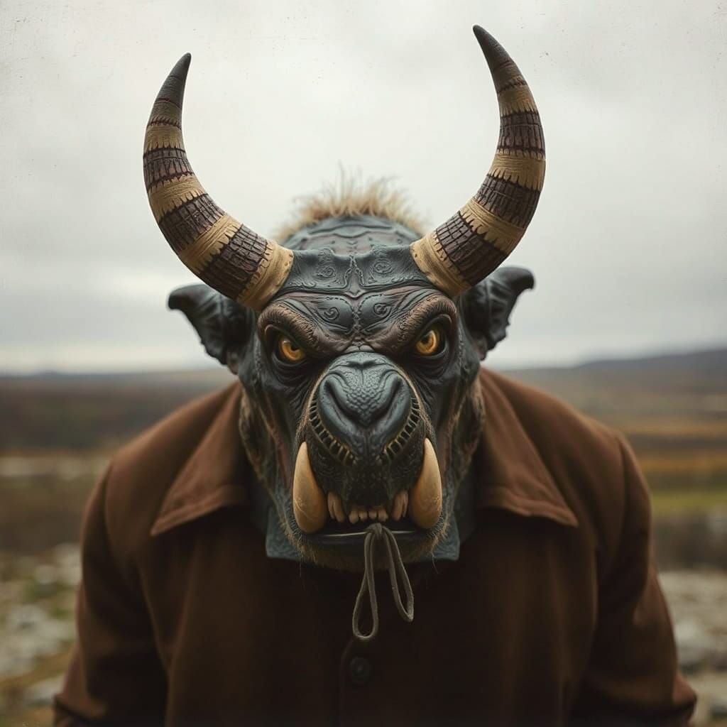 Humorous Beast Portrait Inspired by Schiele and LaChapelle