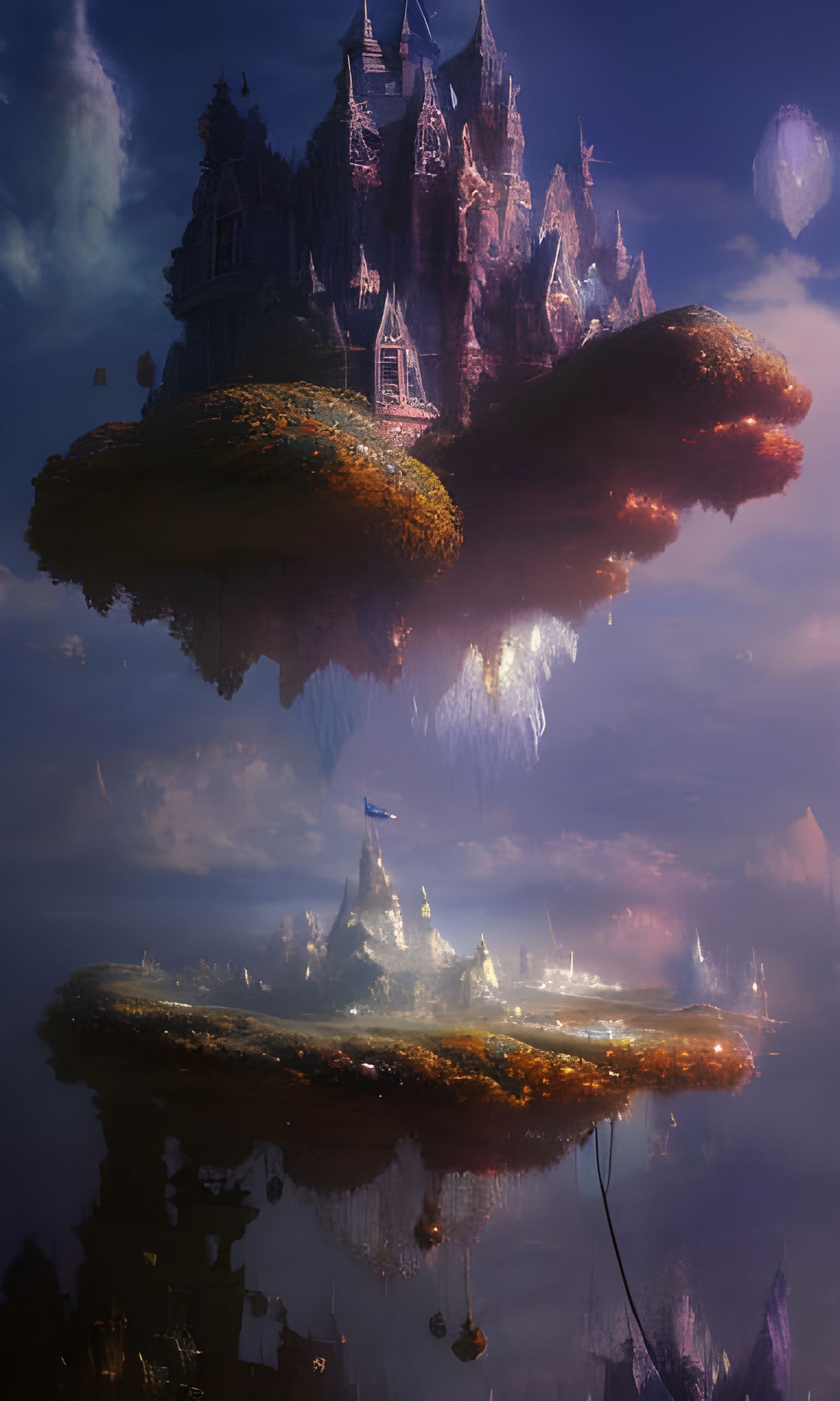 Floating castle