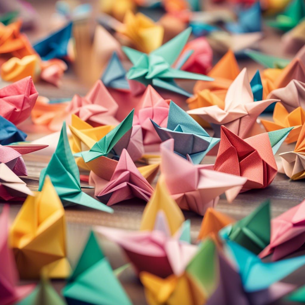 Origami World: Papercraft Landscape in 8K