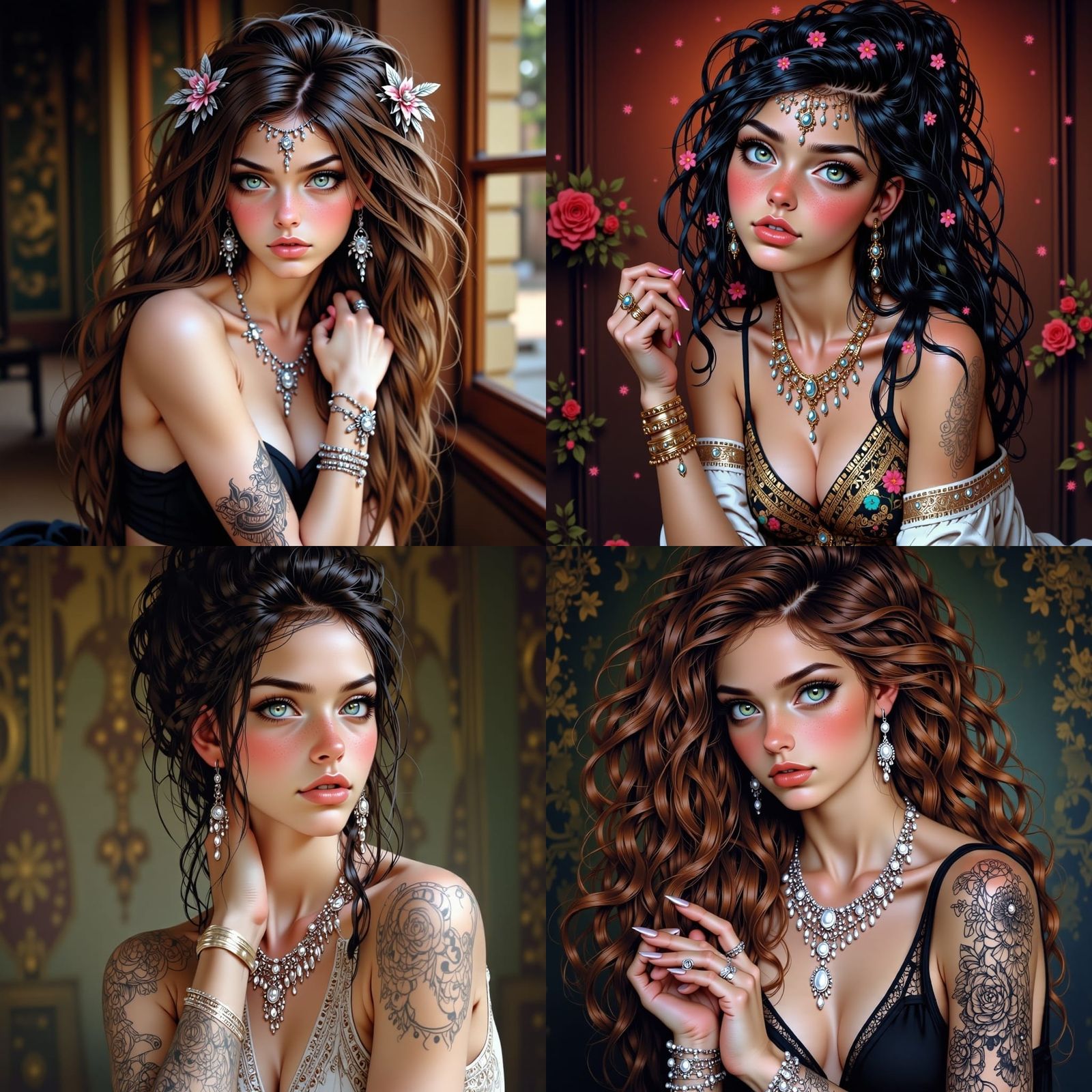 <lora:Wild Serenity:1.5> A beautiful woman wearing diamond jewelry