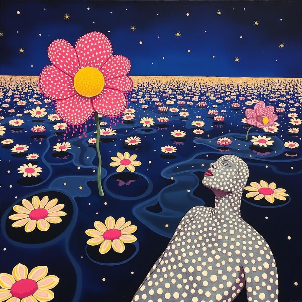 Ophelia in Yayoi Kusama Inspired Polka Dots
