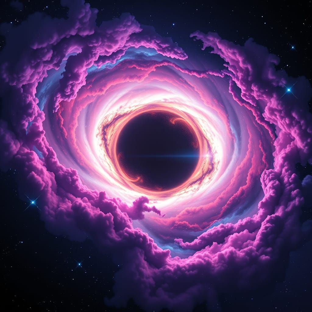Majestic Galactic Black Hole in Cosmic Realism