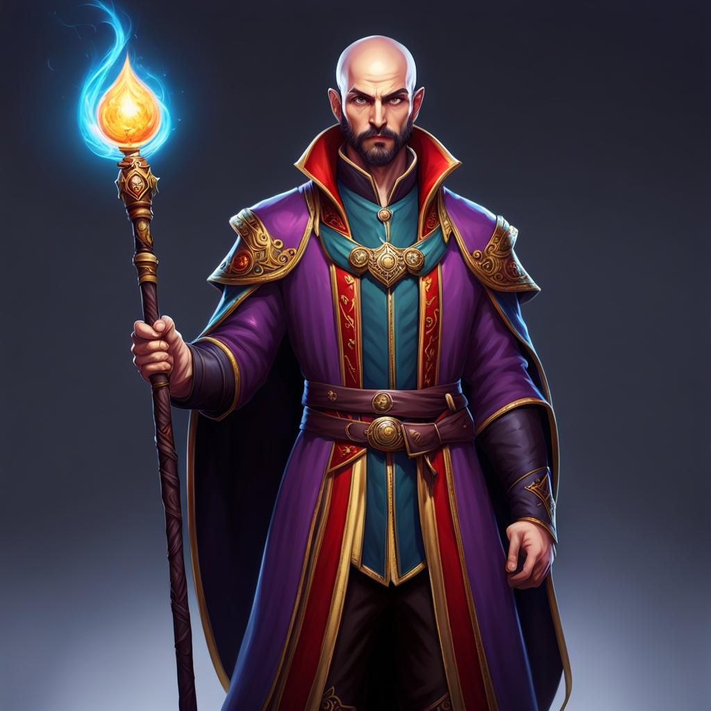 (Another) Bald Human Wizard #1 Youth