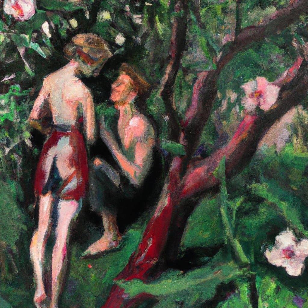Adam and Eve in the Garden of Eden