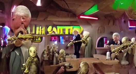 Saxophone Player in Star Wars Cantina