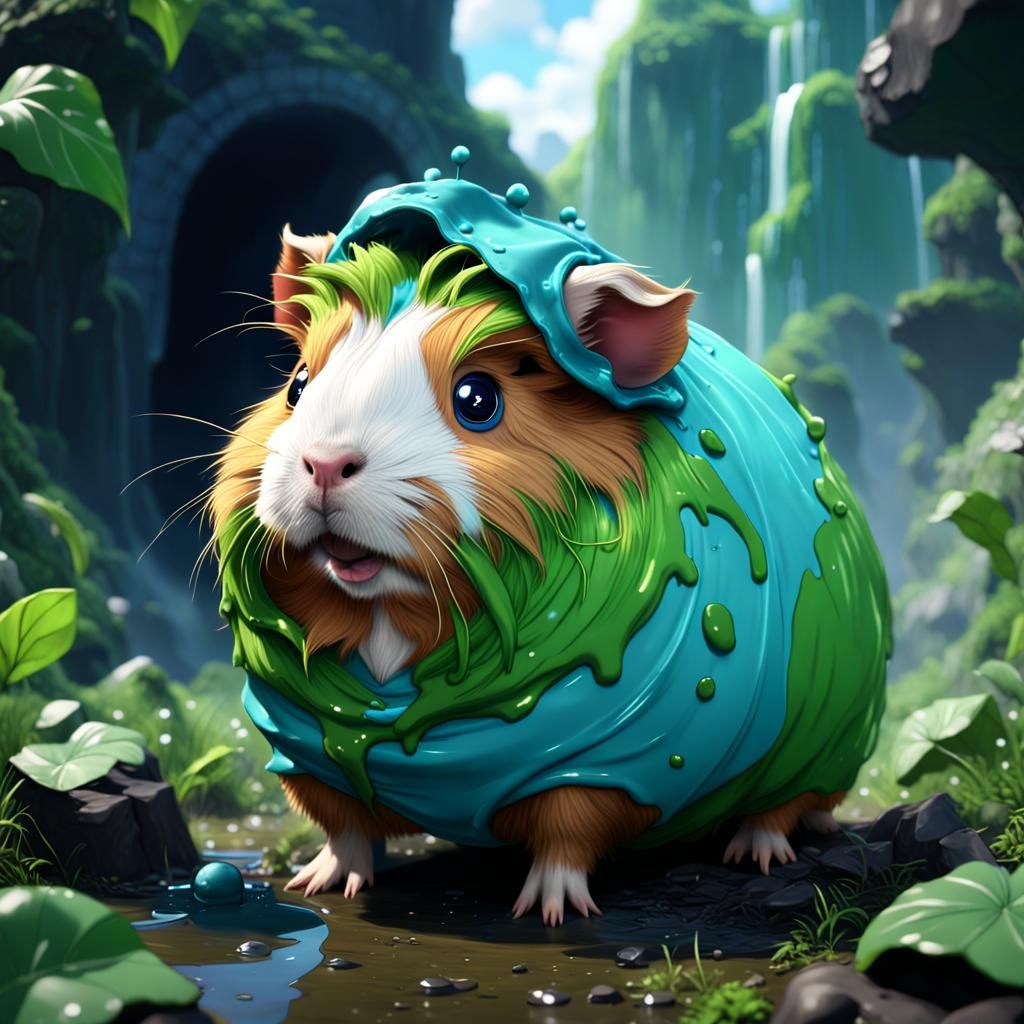 Guinea Pig Adventurer Reincarnated as Anime Slime