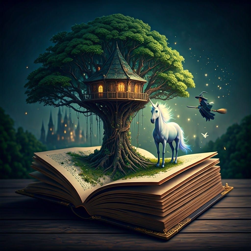 Ethereal Book Opens Portal to Fantasy World