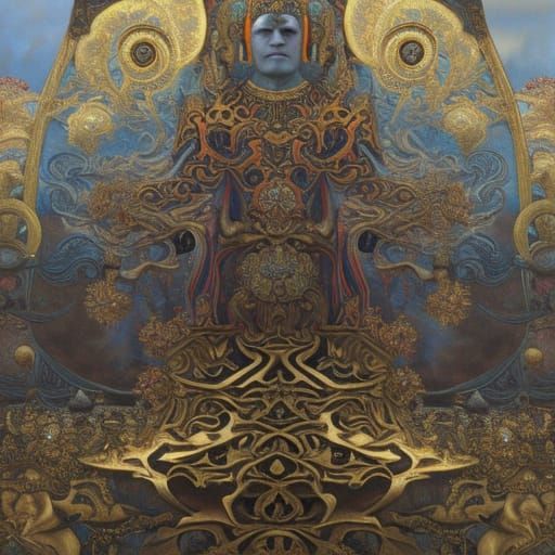 Surreal Inner World Reflecting Alternate Reality