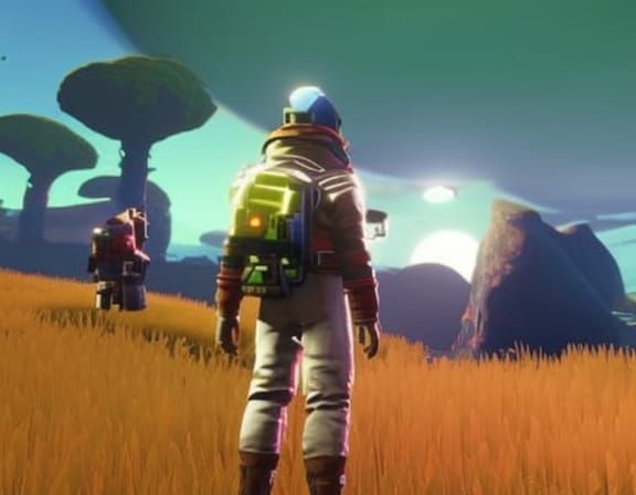 Stunning Dark Sky Landscape with Raytracing