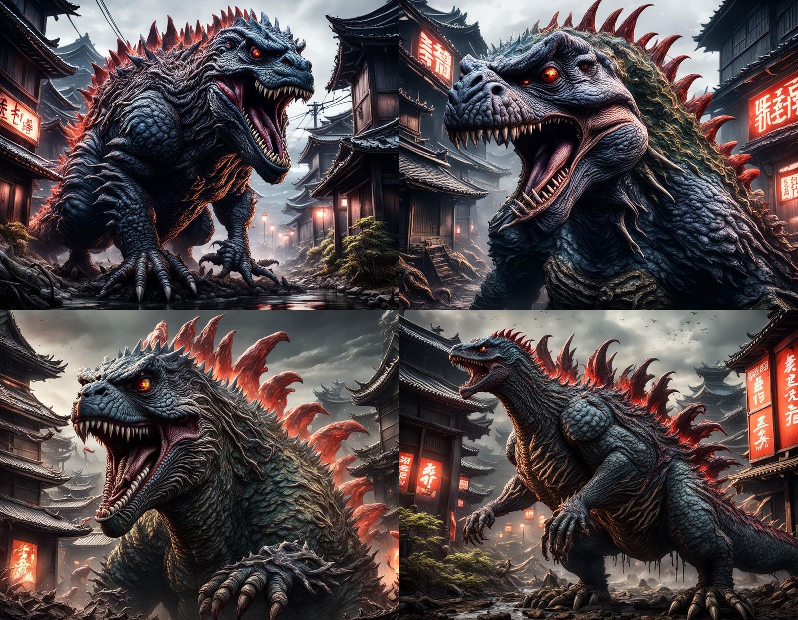 Terrifying Mutant Horror in Japanese Village, 8K