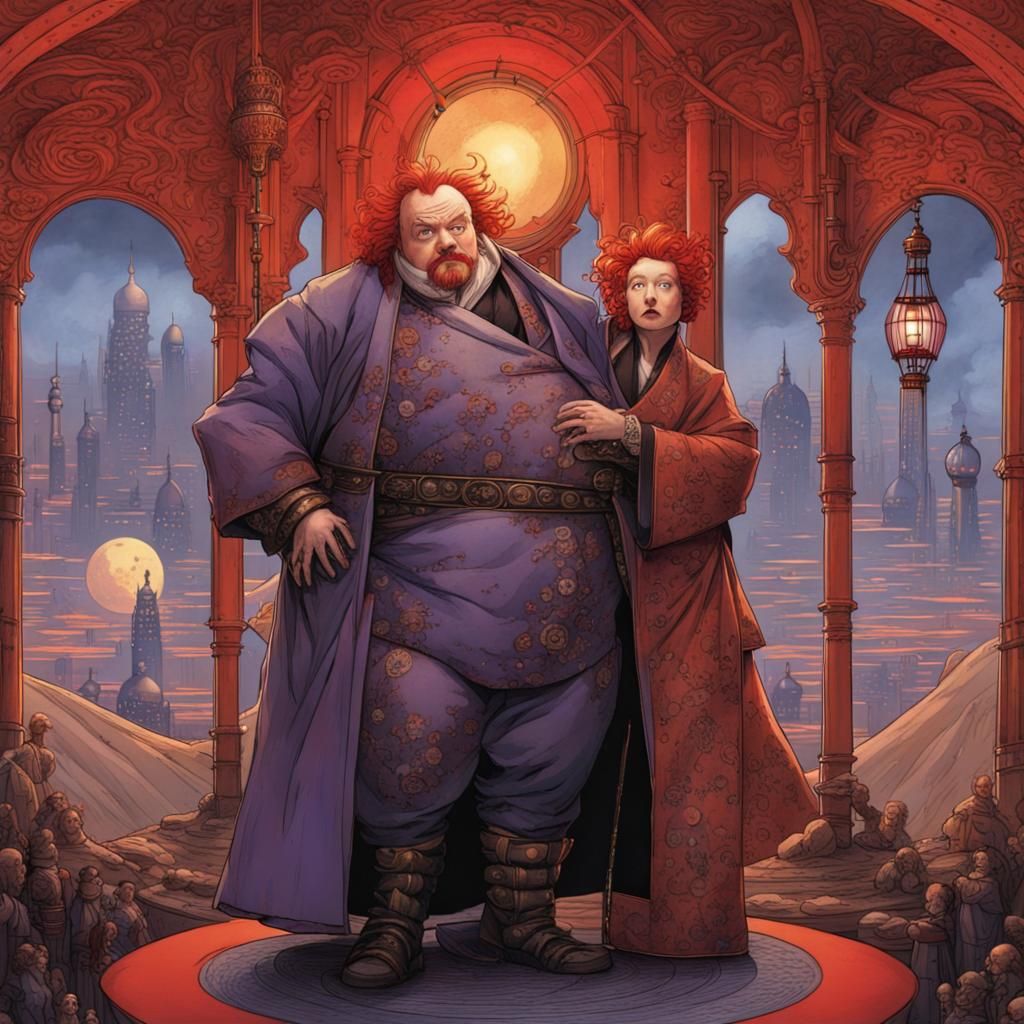 Steampunk Baron Harkonnen Devours Infant in Giedi Prime