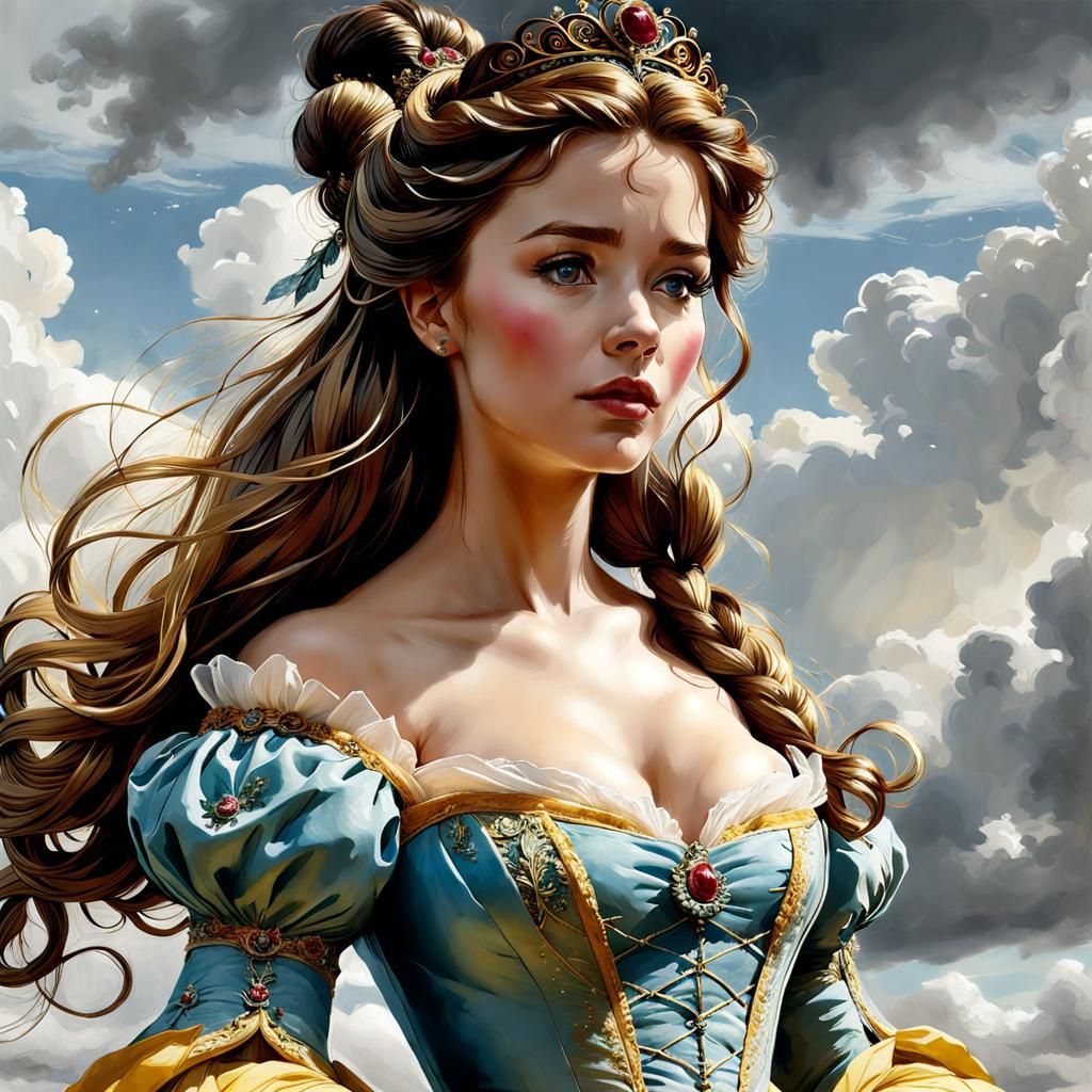 Shy and a bit anxious Belle