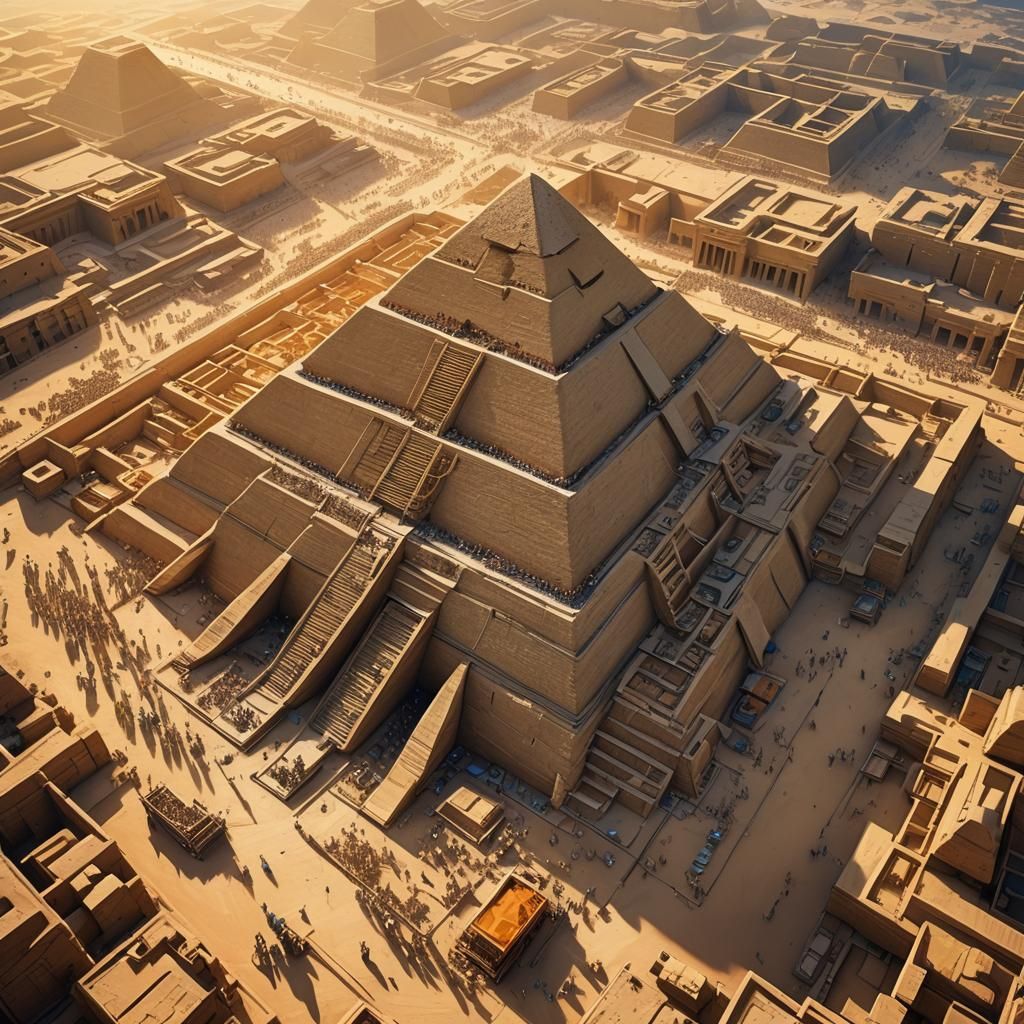 Great Pyramid of Giza Construction: Ancient Egyptian Concept...