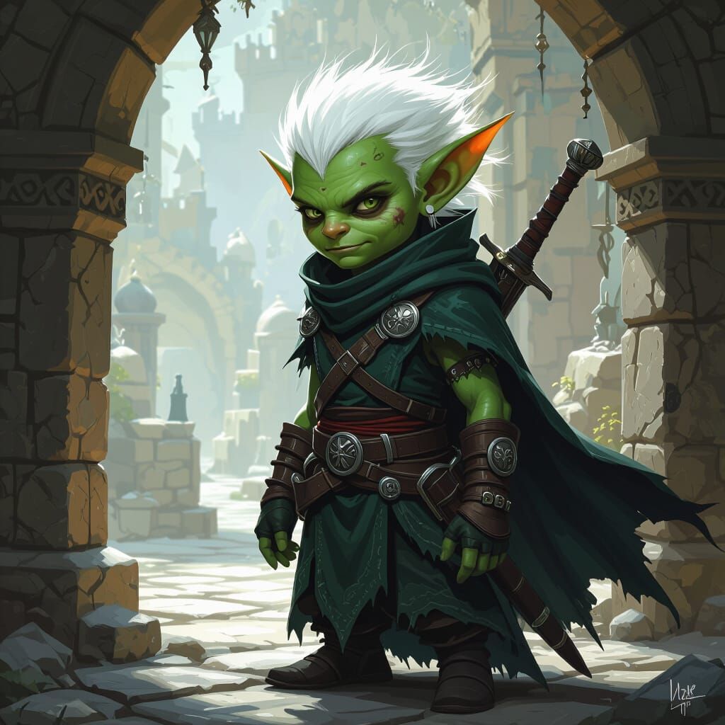 Goblin Rogue Phantom in D&D Fantasy Concept Art