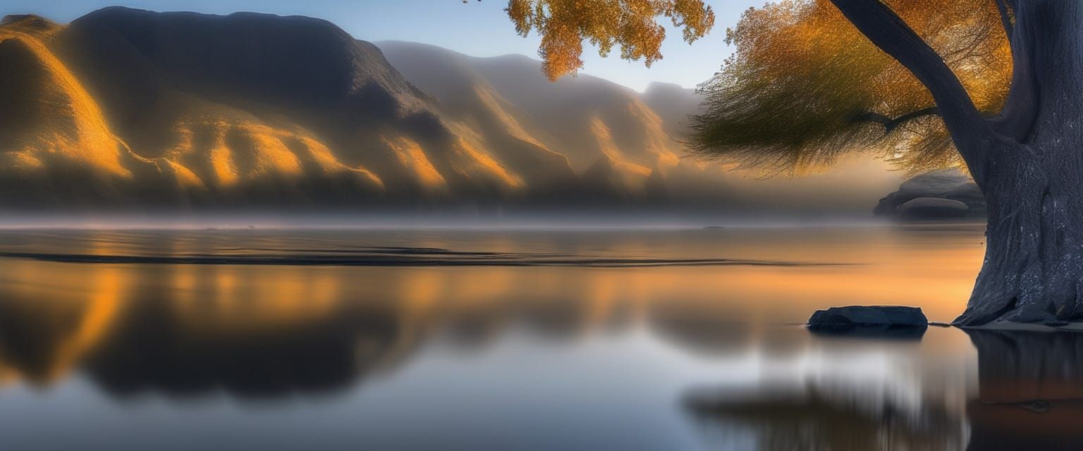 Idyllic Landscape in Professional Photography Style