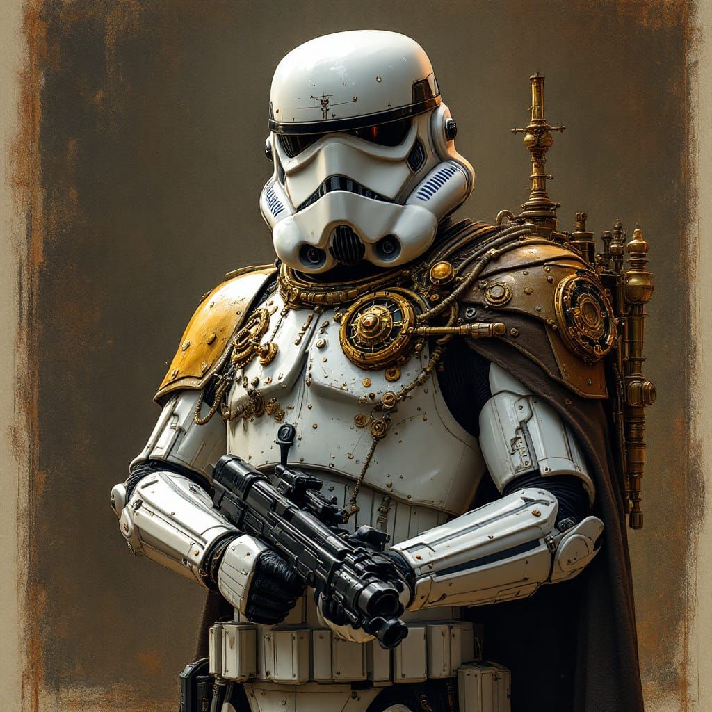 Steampunk Stormtrooper Photo Illustration