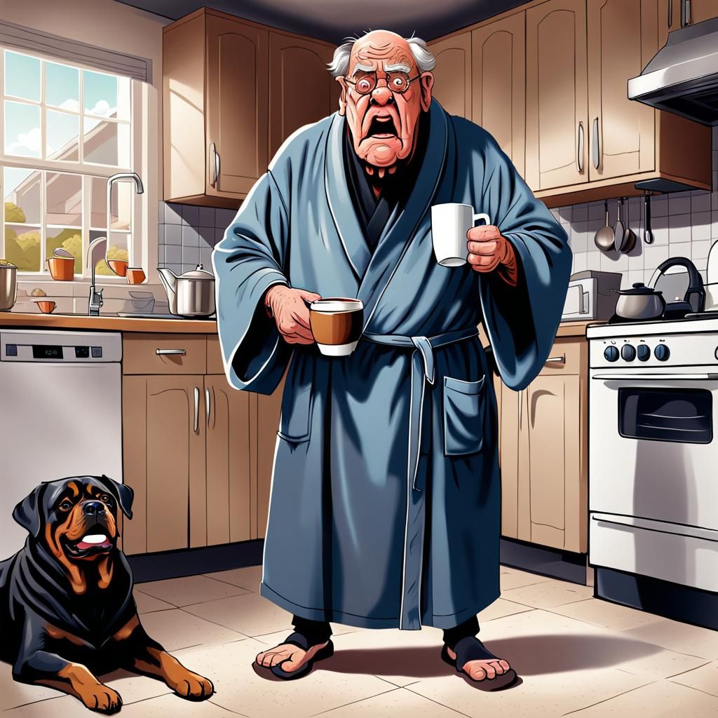 exaggerated caricature