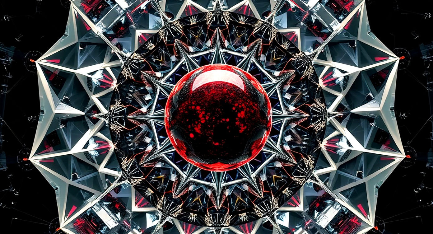 Quantum Computer Simulation in Abstract Geometry