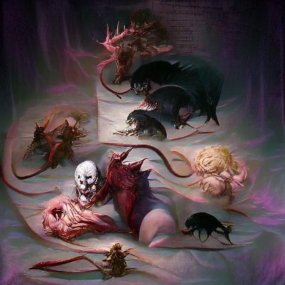 Sinister Depiction of the Seven Deadly Sins