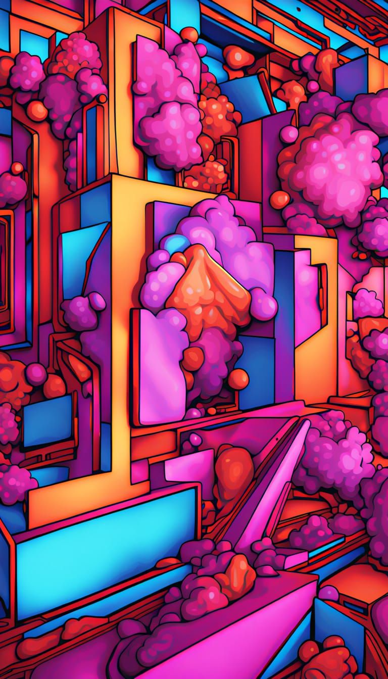 Extrapolate and Illustrate Four Distinct Different Images of A Sculpture Gallery, Displaying  large , Transcendent , Ama...