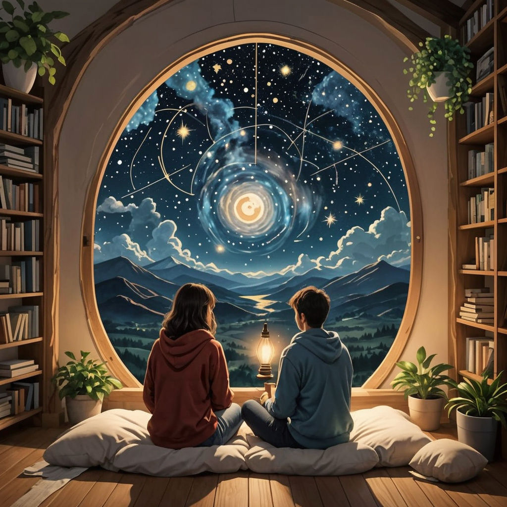 Woman in Intimate Domestic Setting, Radiant with Joy