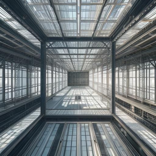 Vast Amazon Warehouse Interior in Ultra-Quality