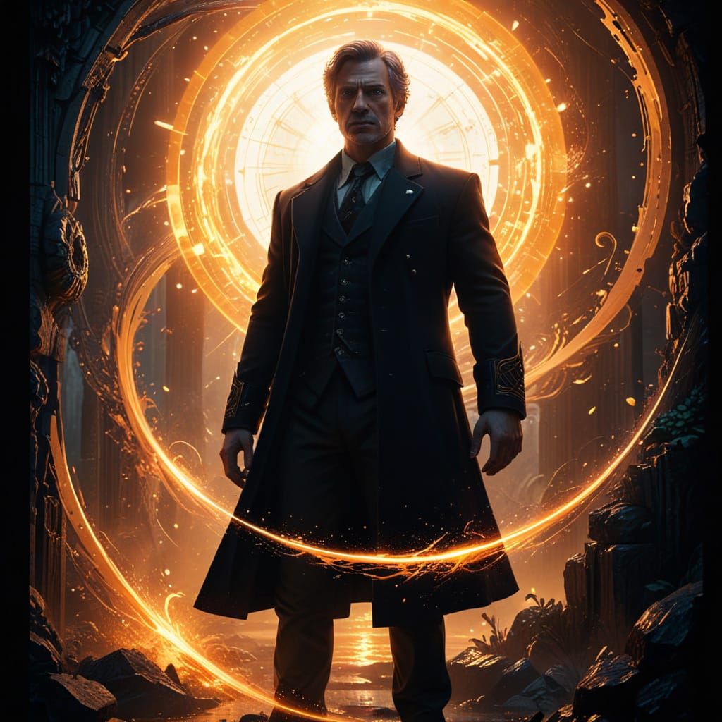 Epic Cinematic Portal to Another Dimension in Maximalist Sty...