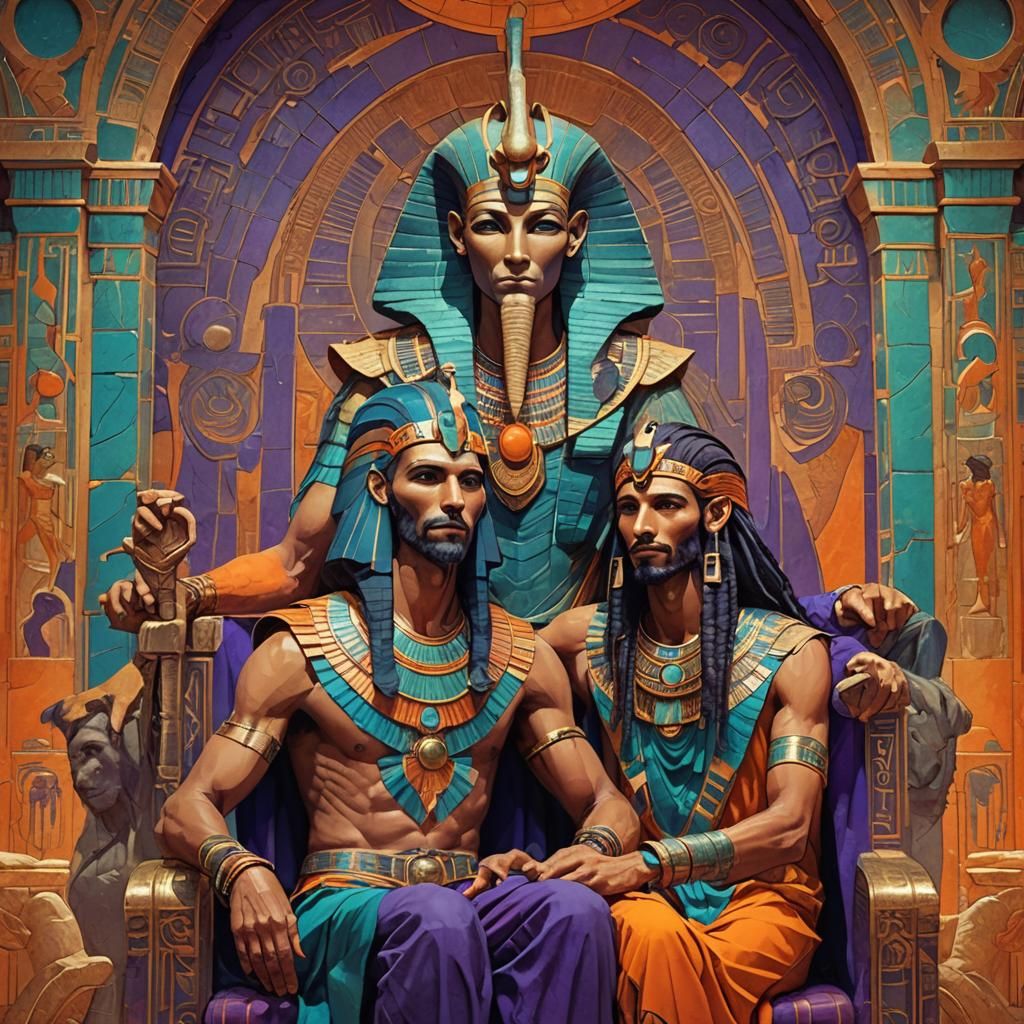 Thoth and Ra: Mythological Family Portrait in Egyptian Templ...