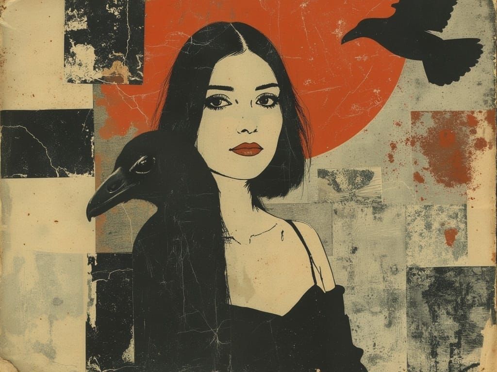 Art Deco Fashion Illustration in Vogue Style