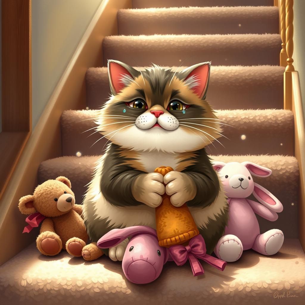 Moe the Cat's Sentimental Staircase Serenade