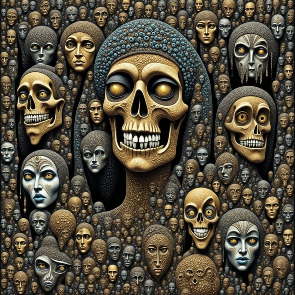 Surreal Psychosis: A Disturbing AI-Generated Image