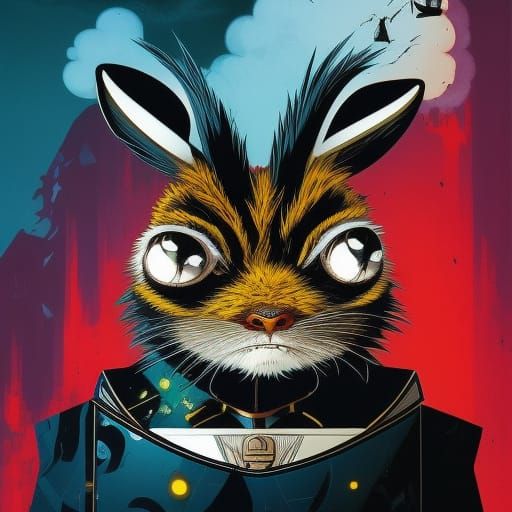 Dark Concept Art: Black Rabbit, Saturn Cube, Volcanoes