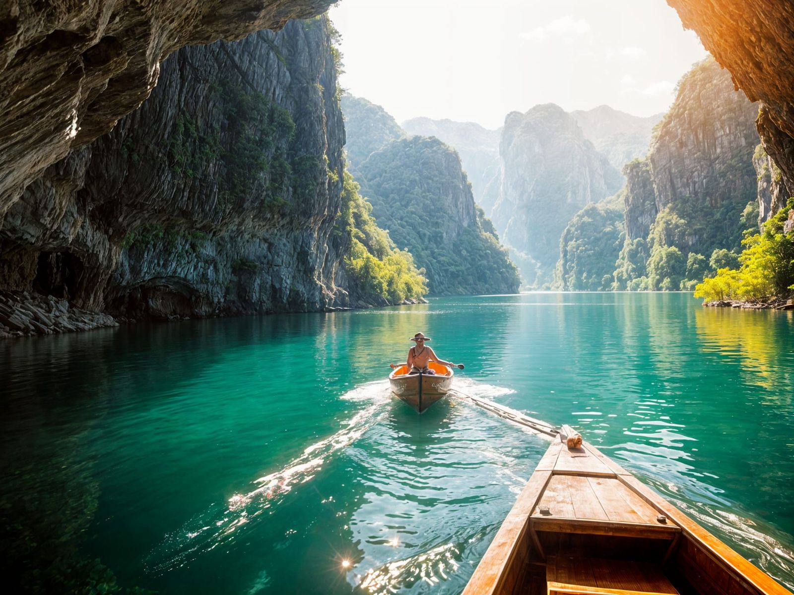 Underground River's Tranquil Convergence
