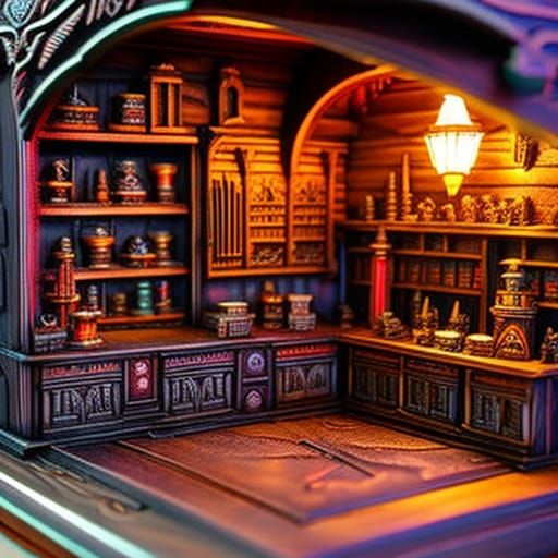 Miniature of a Shop store