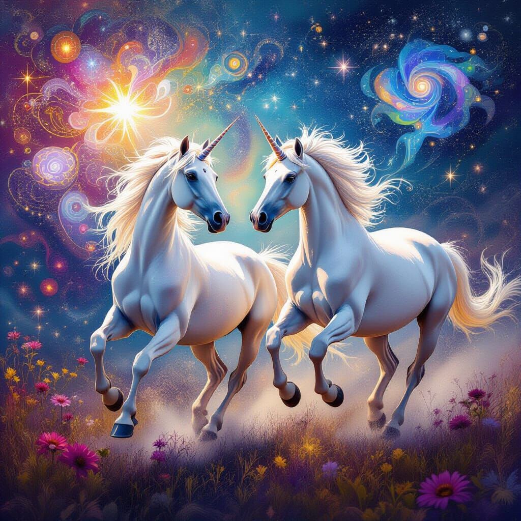 Holographic Horses of Thought in Visionary Style