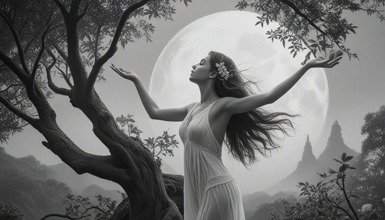 Ethereal Goddess in Paradise