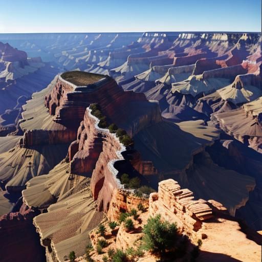 AI Generated Image of the Grand Canyon