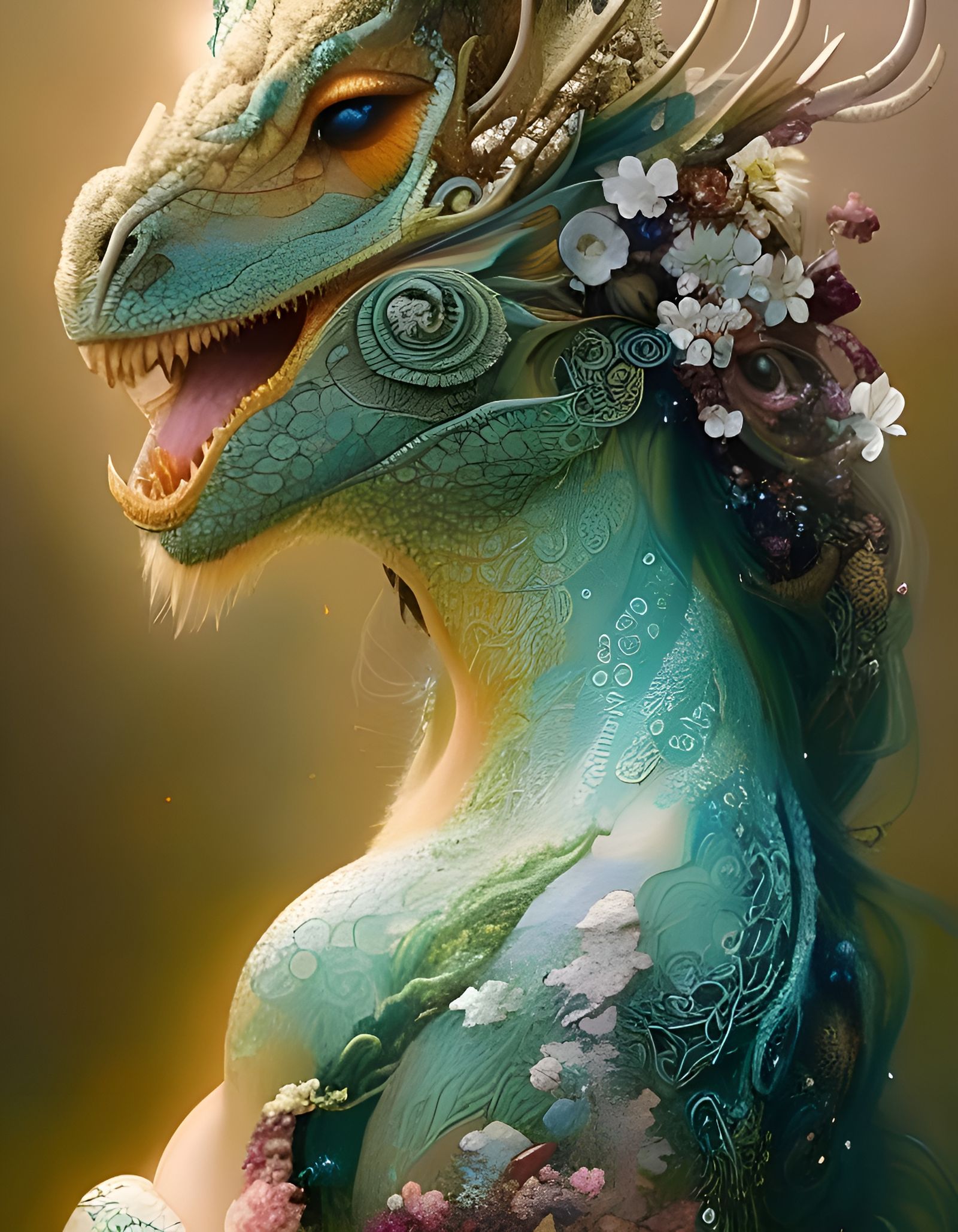 A Different Kind Of Beautiful Bride.... Blushing Dragon Bride