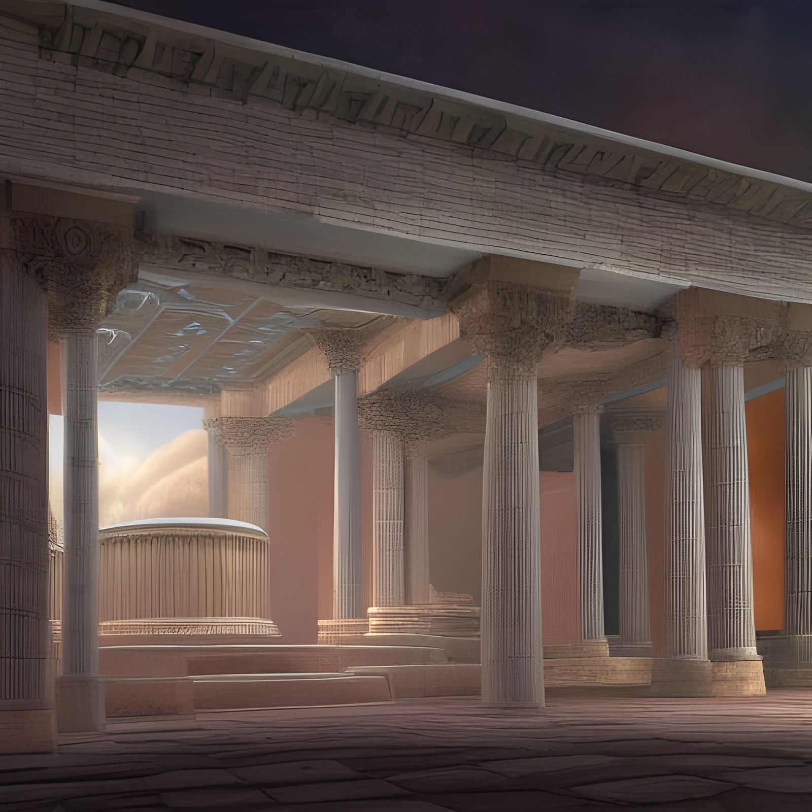 Mausoleum at Halicarnassus: Hyperdetailed Concept Art