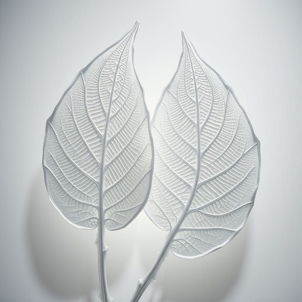 Sacred Geometry Plant Life in Hyper-Realistic Style