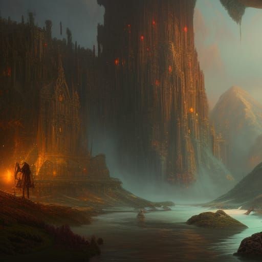 Life and Death: Detailed Matte Painting