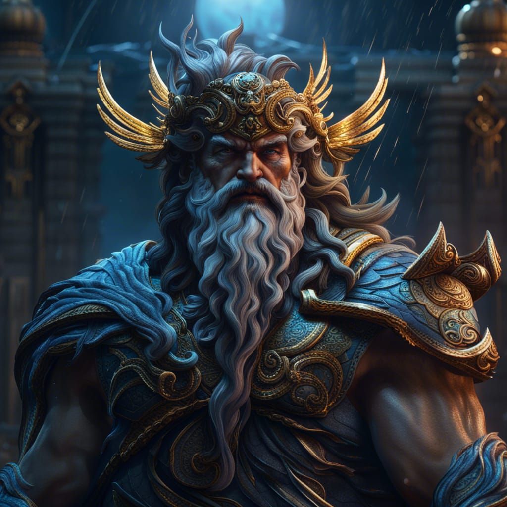 Zeus: Detailed Matte Painting in Unreal Engine 5