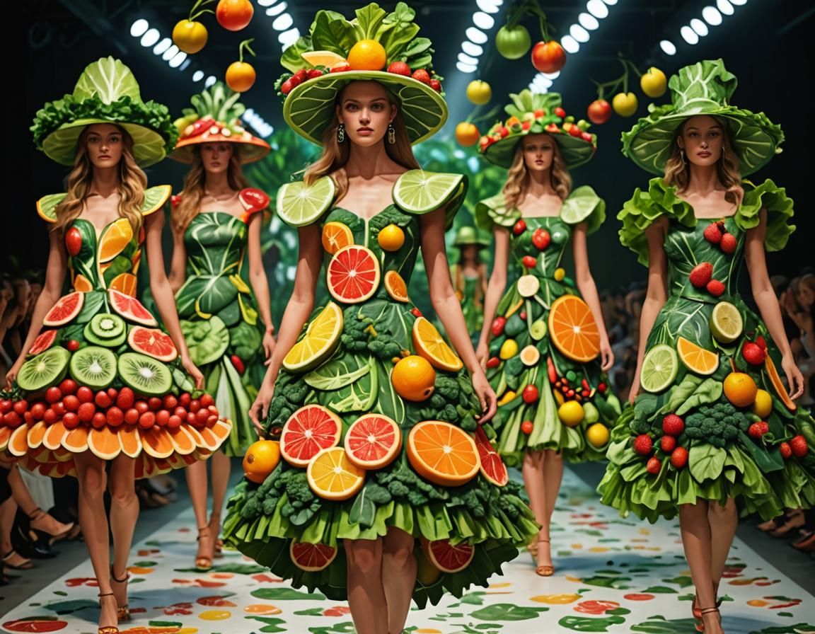 Edible Couture: A Fashion Show of Food Outfits