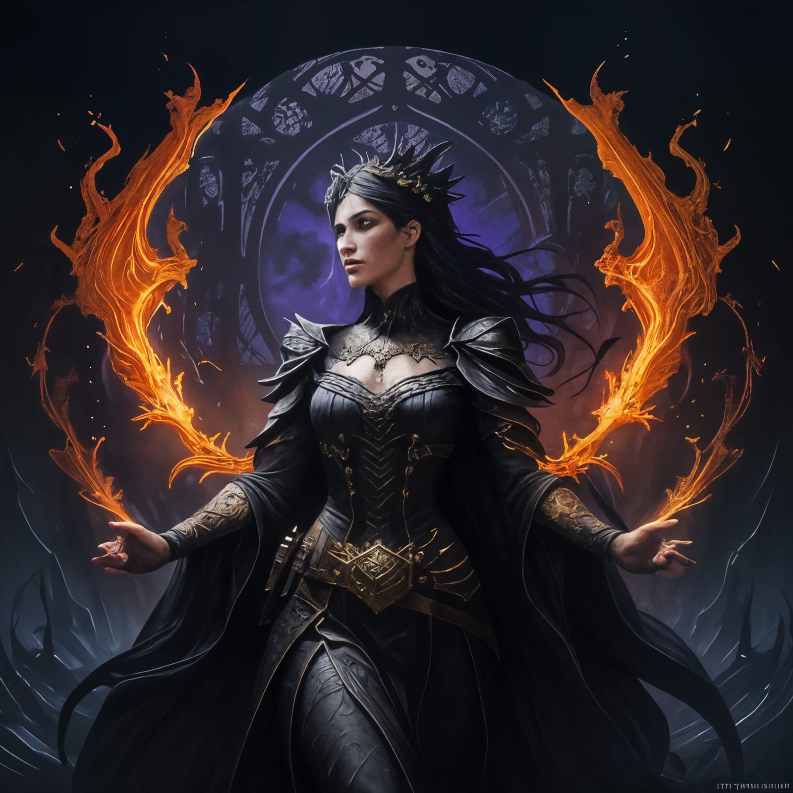 Lilith Dark Fantasy Concept Art in 8k Resolution